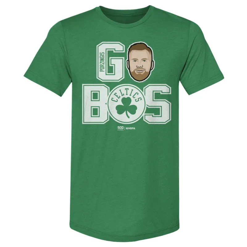 Kristaps Porzingis Boston Celtics GO BOS WHT sold by 500 Level