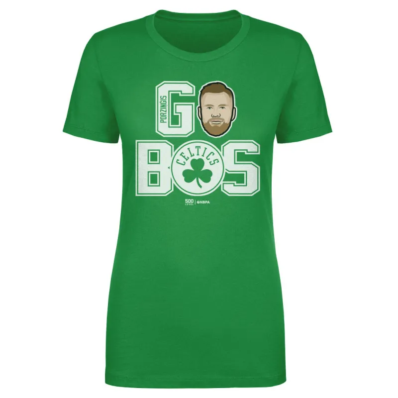 Kristaps Porzingis Boston Celtics GO BOS WHT sold by 500 Level