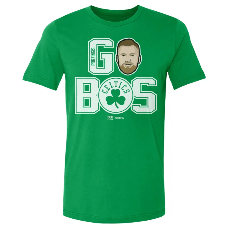 Kristaps Porzingis Boston Celtics GO BOS WHT made by 500 Level