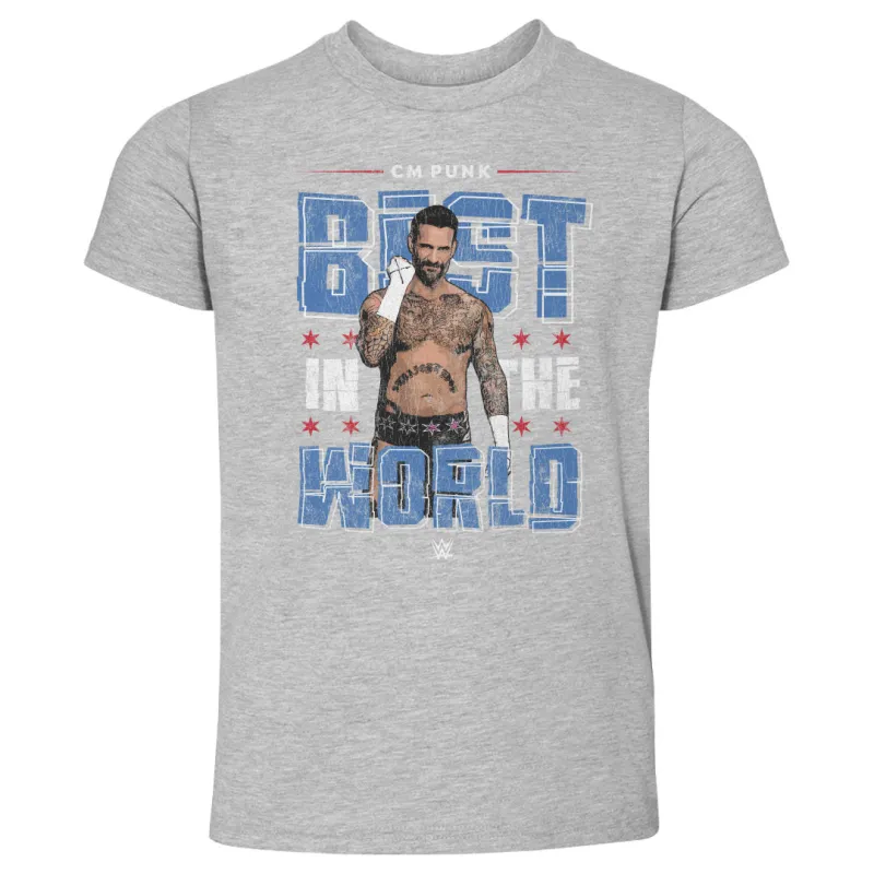 CM Punk Gritty WHT sold by 500 Level