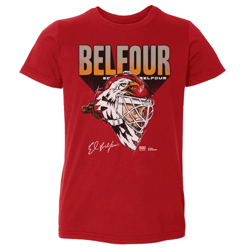 Ed Belfour Chicago Eagle Mask WHT sold by 500 Level