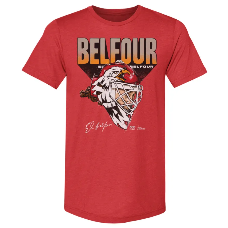Ed Belfour Chicago Eagle Mask WHT sold by 500 Level