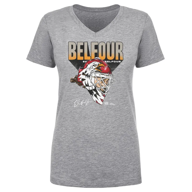 Ed Belfour Chicago Eagle Mask WHT sold by 500 Level