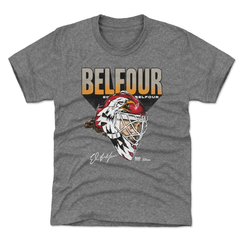 Ed Belfour Chicago Eagle Mask WHT sold by 500 Level