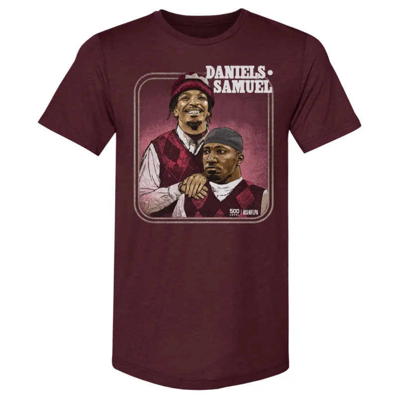 Jayden Daniels & Deebo Samuel Washington Step Brothers WHT sold by 500 Level