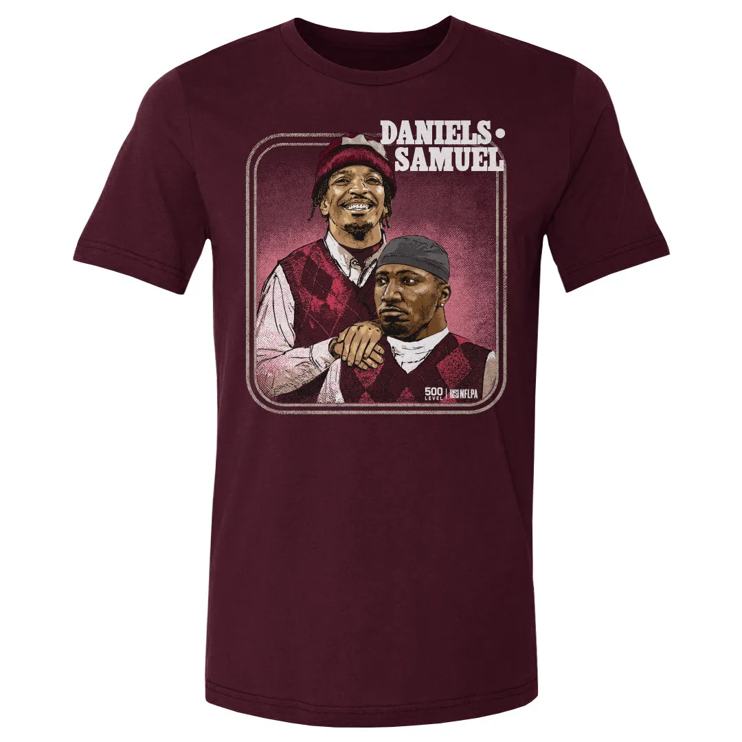 Jayden Daniels & Deebo Samuel Washington Step Brothers WHT sold by 500 Level product image thumbnail 3