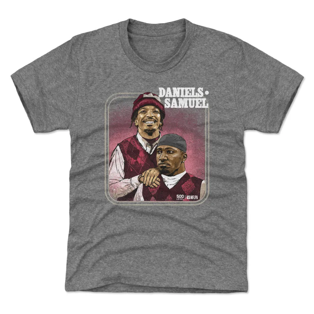 Jayden Daniels & Deebo Samuel Washington Step Brothers WHT sold by 500 Level product image thumbnail 2