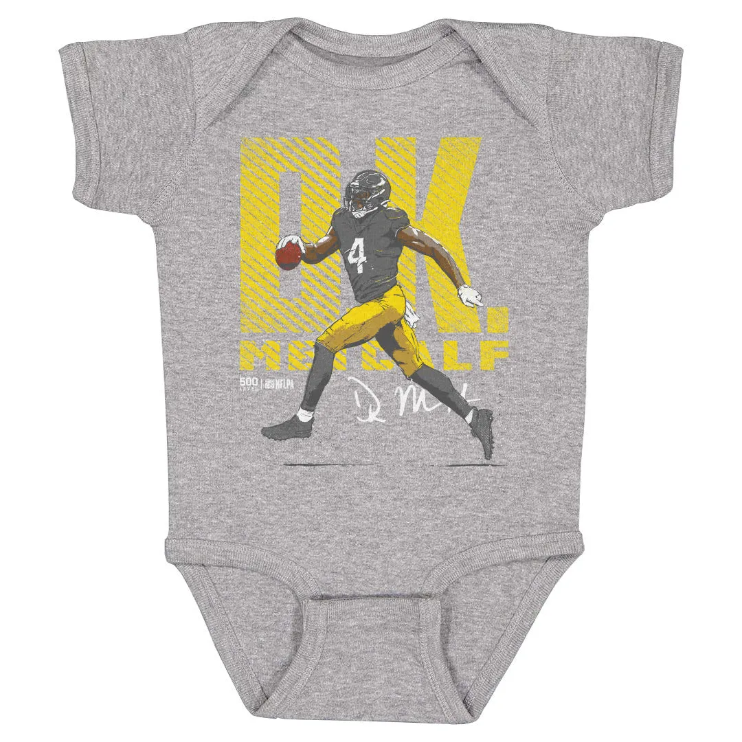 DK Metcalf Pittsburgh Bold WHT sold by 500 Level