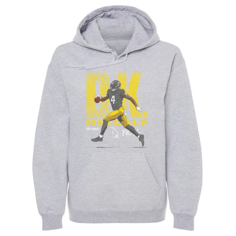 DK Metcalf Pittsburgh Bold WHT sold by 500 Level