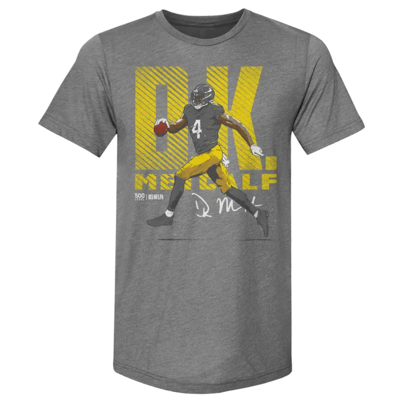 DK Metcalf Pittsburgh Bold WHT sold by 500 Level