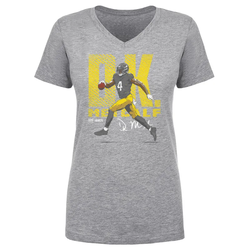 DK Metcalf Pittsburgh Bold WHT sold by 500 Level