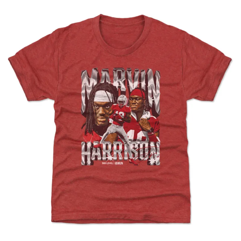 Marvin Harrison Jr. Arizona Vintage WHT sold by 500 Level