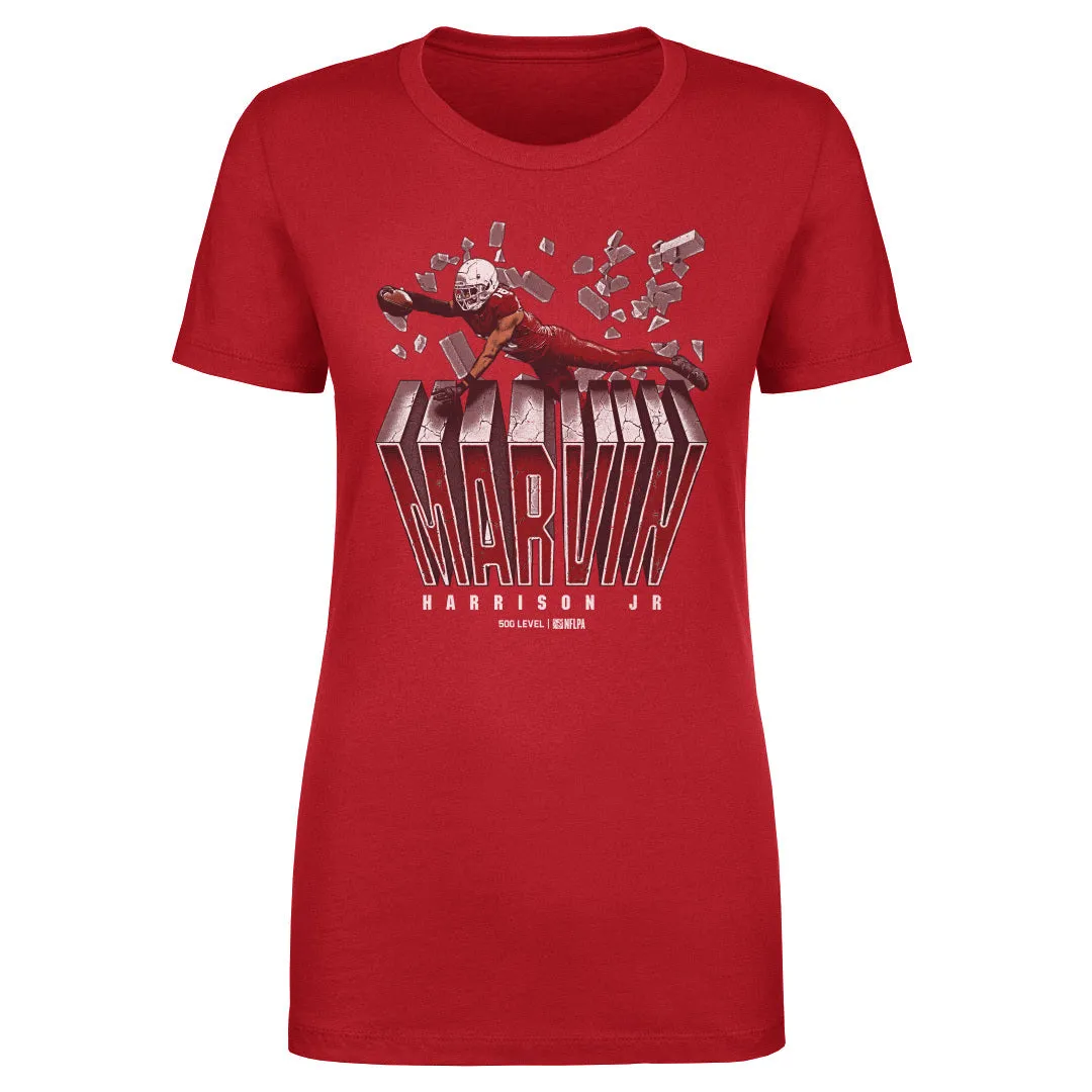 Marvin Harrison Jr. Arizona Cracks WHT sold by 500 Level