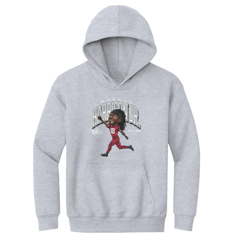 Marvin Harrison Jr. Arizona Cartoon WHT sold by 500 Level