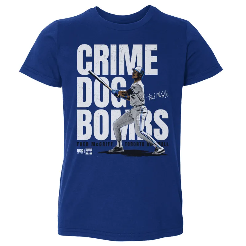 Fred McGriff Toronto Crime Dog WHT sold by 500 Level