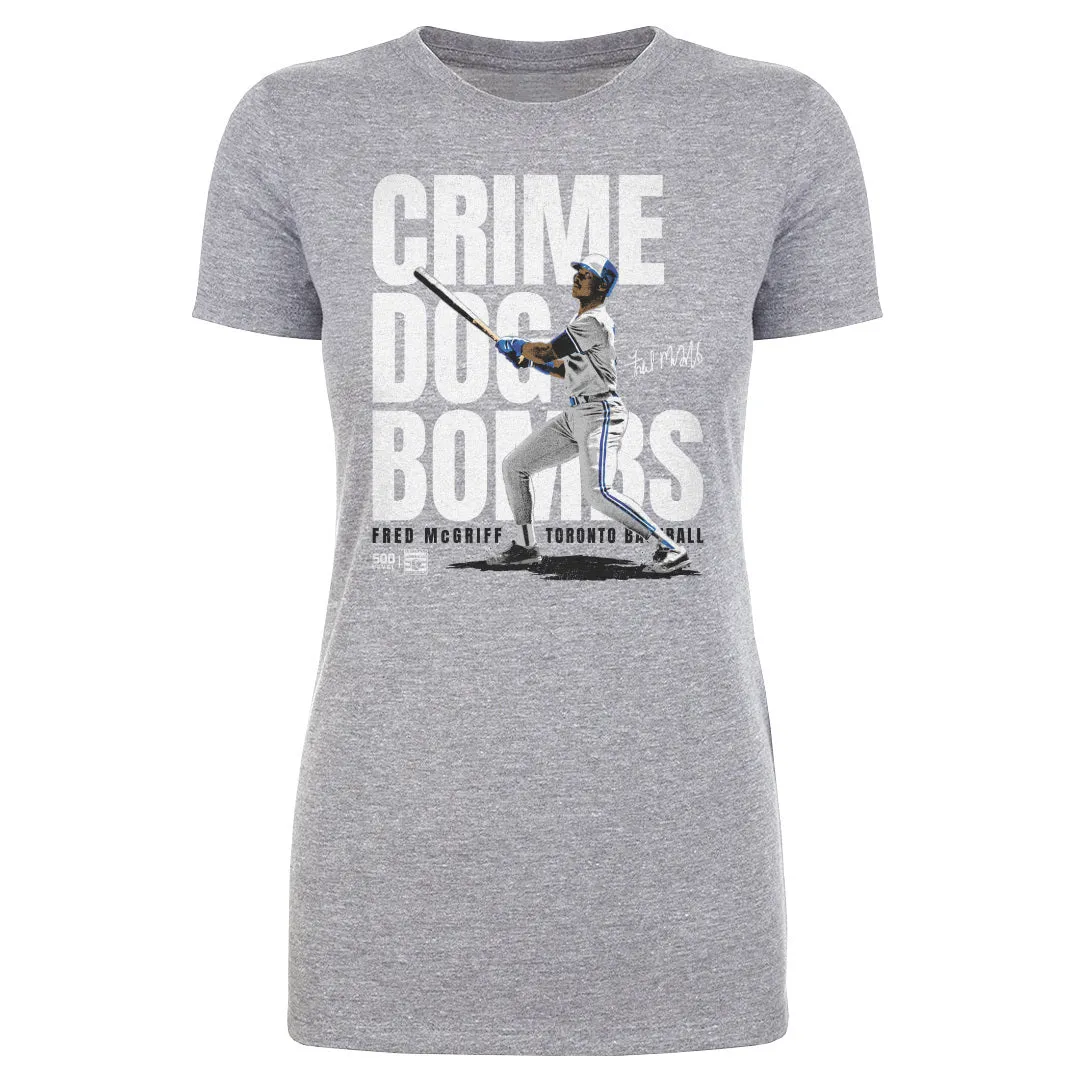 Fred McGriff Toronto Crime Dog WHT sold by 500 Level product image thumbnail 2