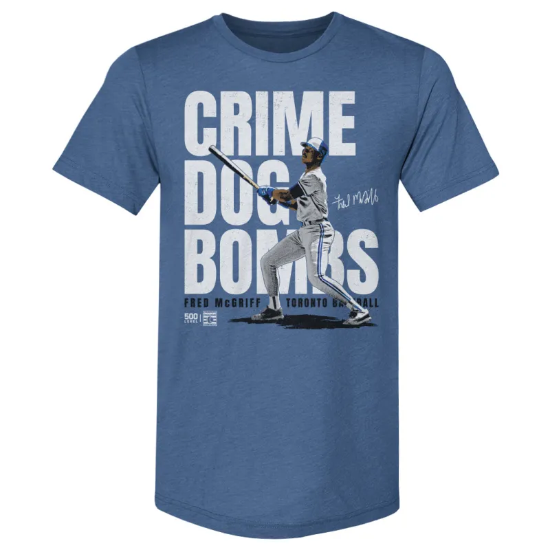 Fred McGriff Toronto Crime Dog WHT sold by 500 Level