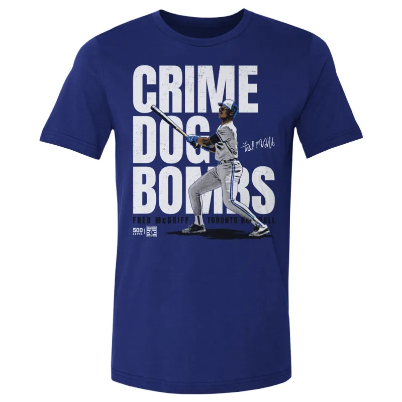 Fred McGriff Toronto Crime Dog WHT sold by 500 Level