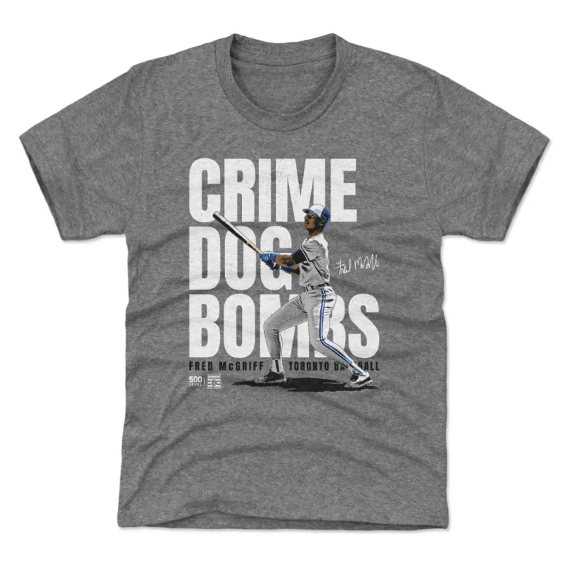 Fred McGriff Toronto Crime Dog WHT sold by 500 Level