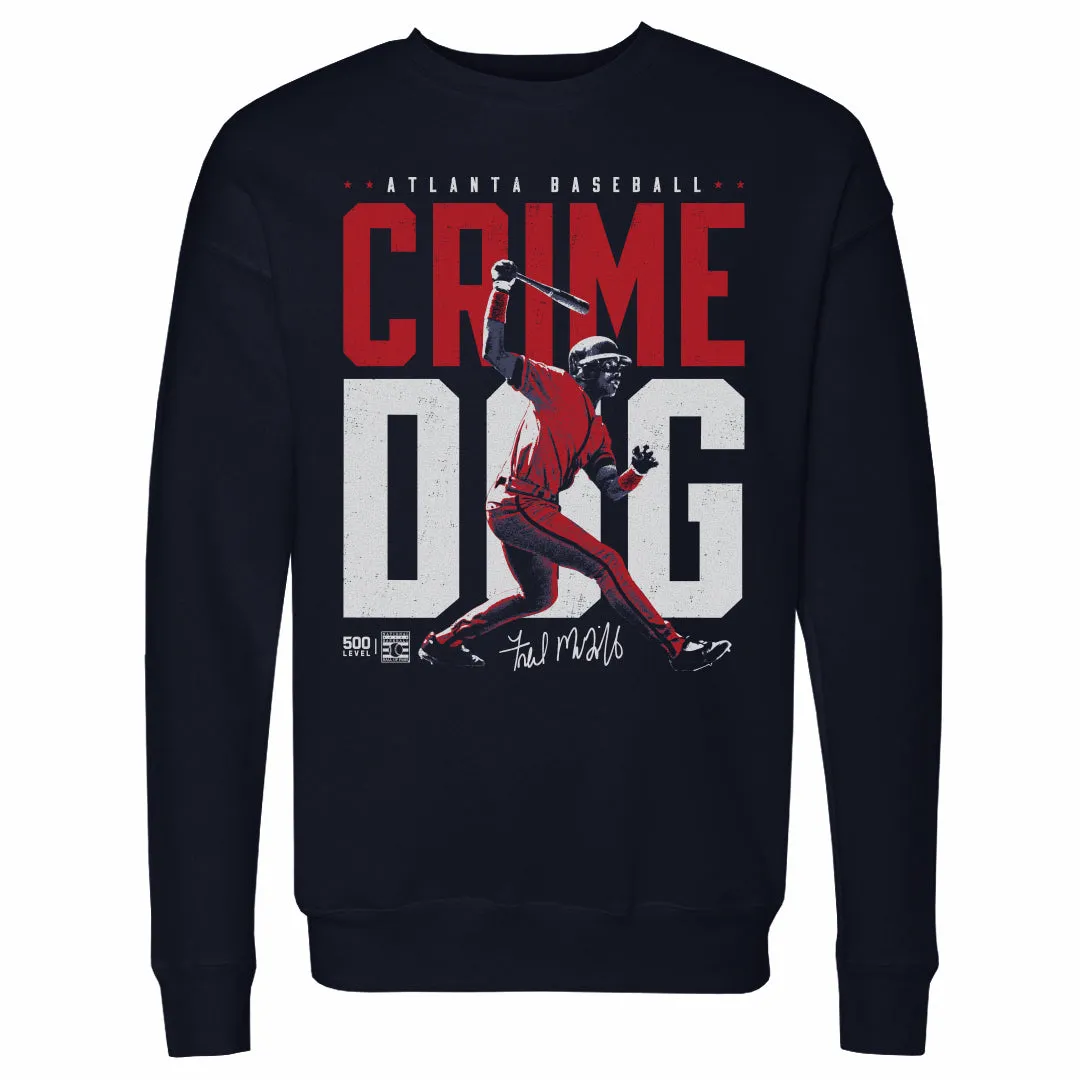 Fred McGriff Atlanta Crime Dog WHT sold by 500 Level