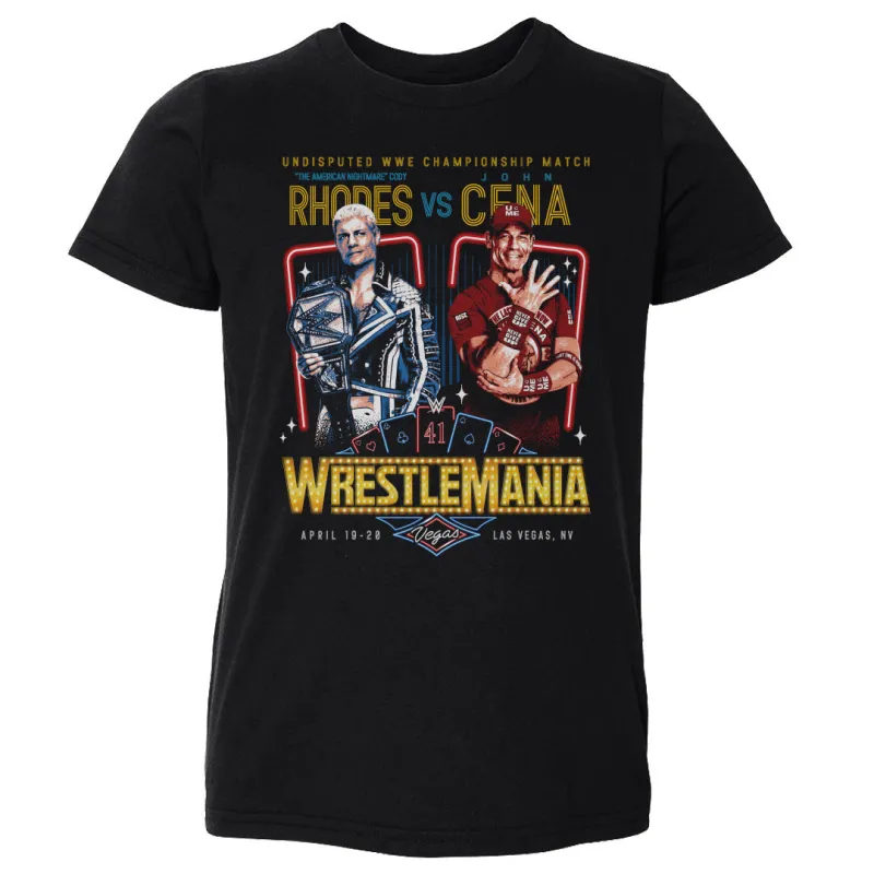 Wrestlemania 41 Cody Rhodes Vs. John Cena WHT sold by 500 Level