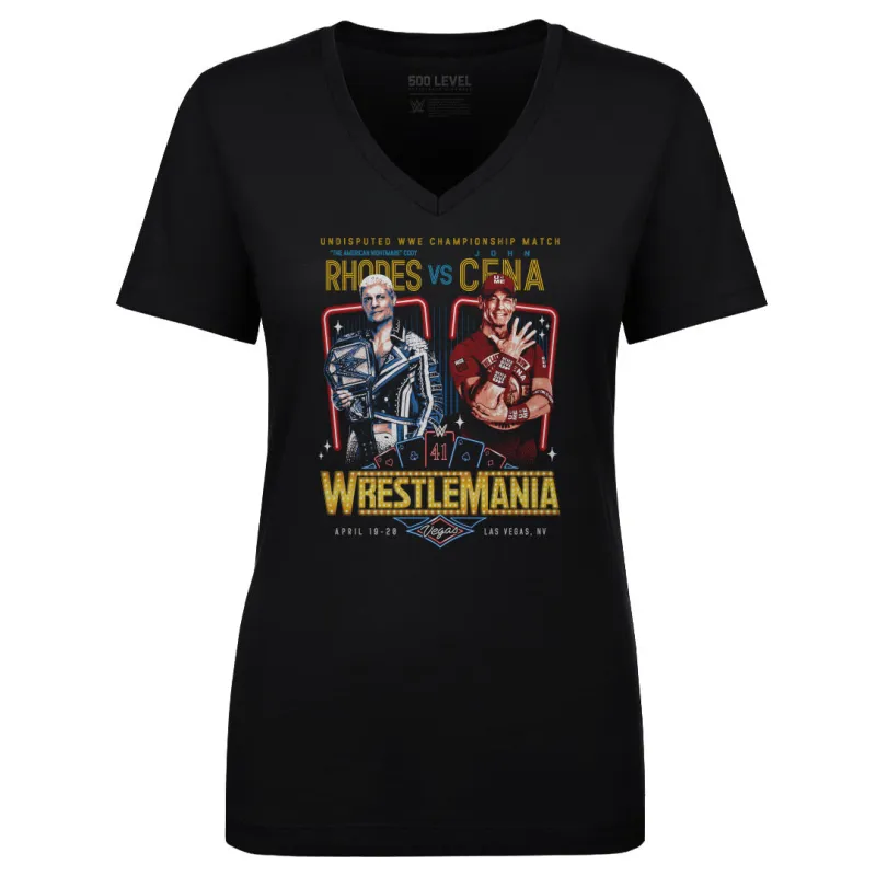 Wrestlemania 41 Cody Rhodes Vs. John Cena WHT sold by 500 Level