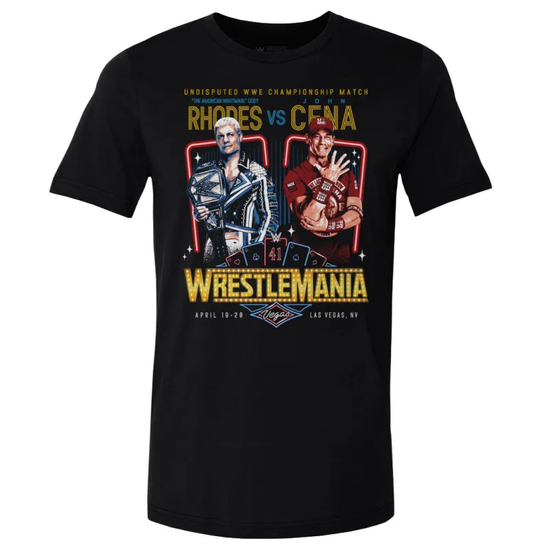 Wrestlemania 41 Cody Rhodes Vs. John Cena WHT sold by 500 Level