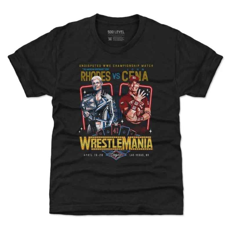 Wrestlemania 41 Cody Rhodes Vs. John Cena WHT sold by 500 Level