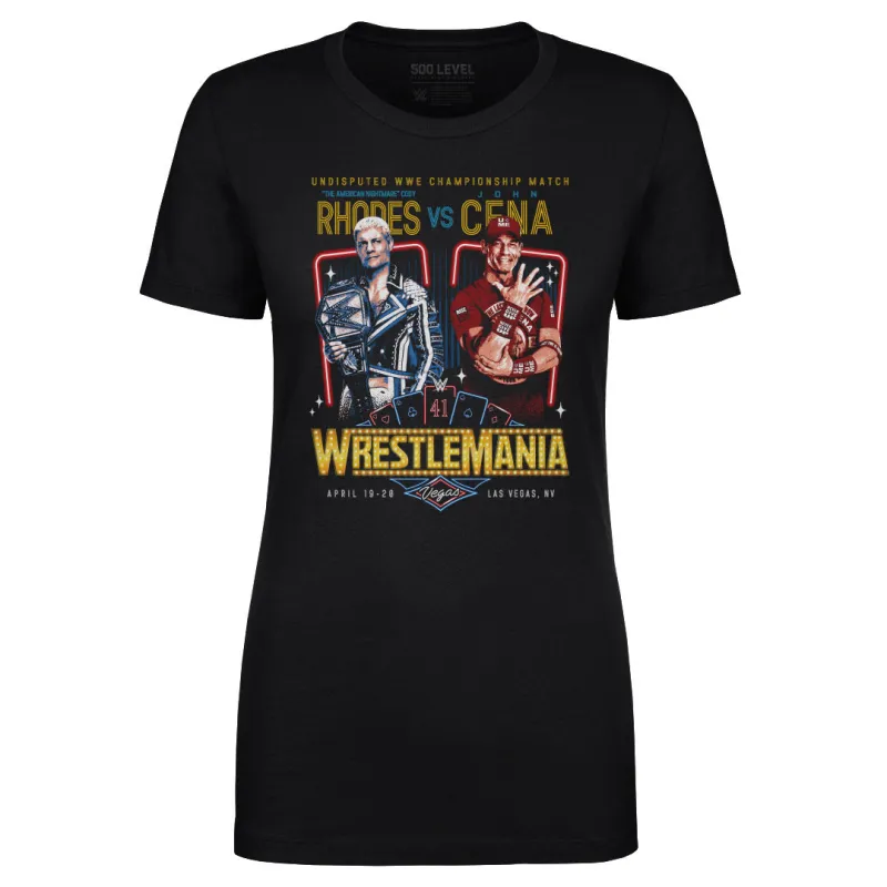 Wrestlemania 41 Cody Rhodes Vs. John Cena WHT sold by 500 Level