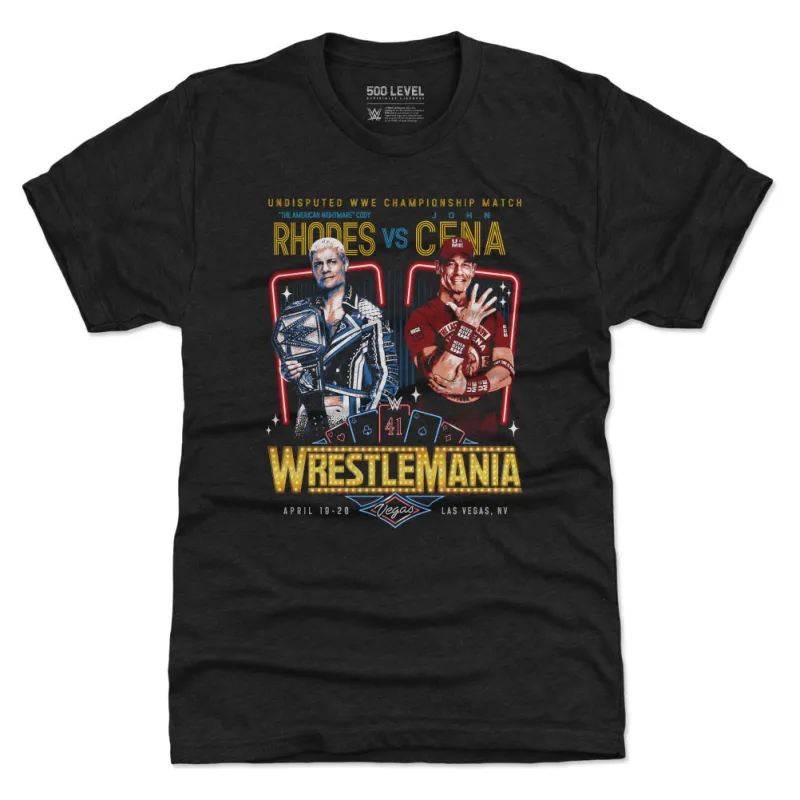 Wrestlemania 41 Cody Rhodes Vs. John Cena WHT sold by 500 Level