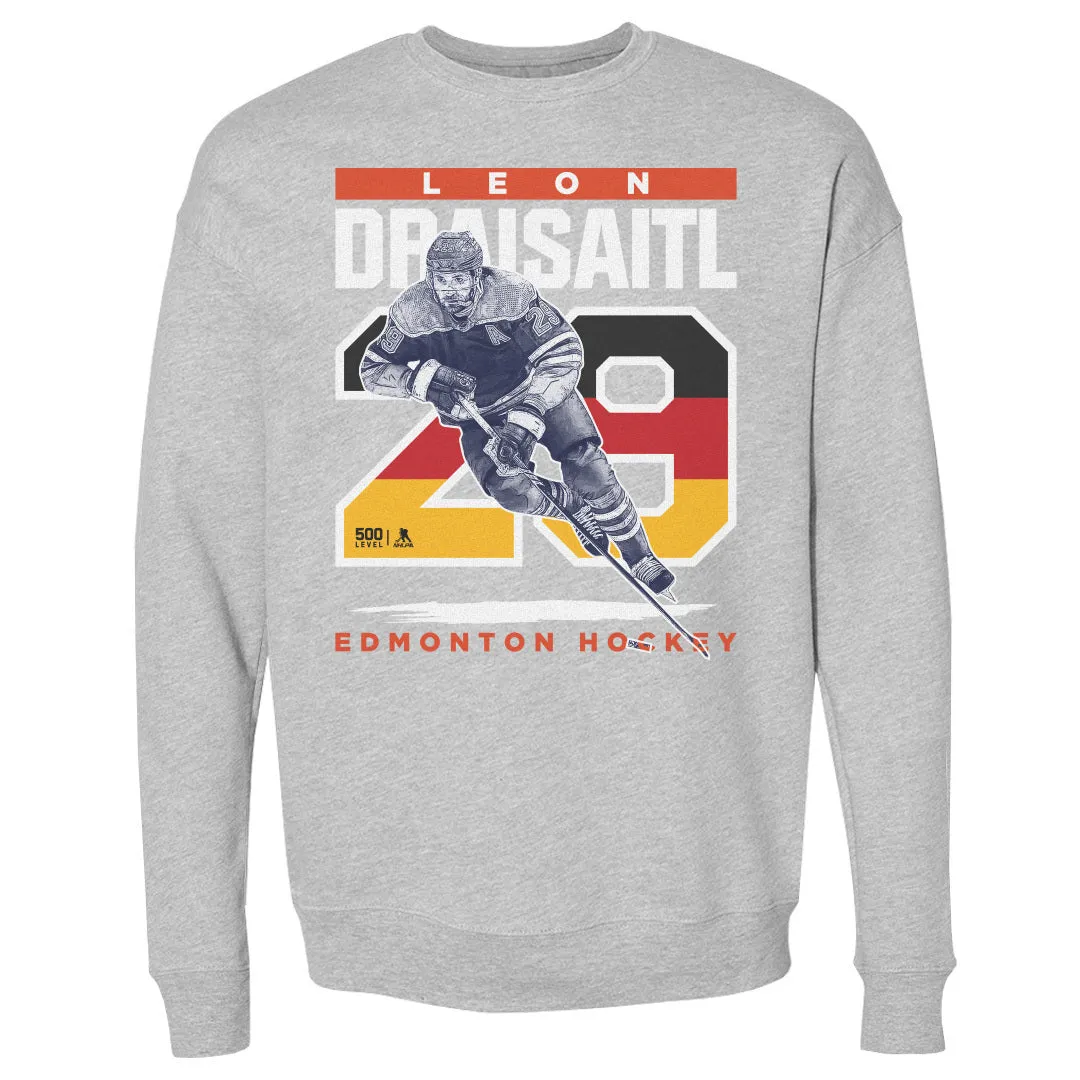 Leon Draisaitl Edmonton Flag Number WHT sold by 500 Level product image thumbnail 2