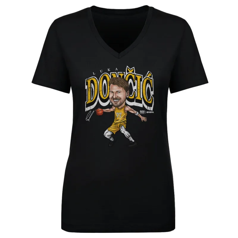 Luka Doncic Los Angeles L Cartoon WHT sold by 500 Level