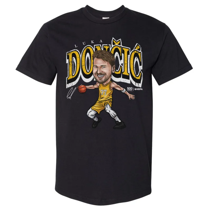 Luka Doncic Los Angeles L Cartoon WHT sold by 500 Level