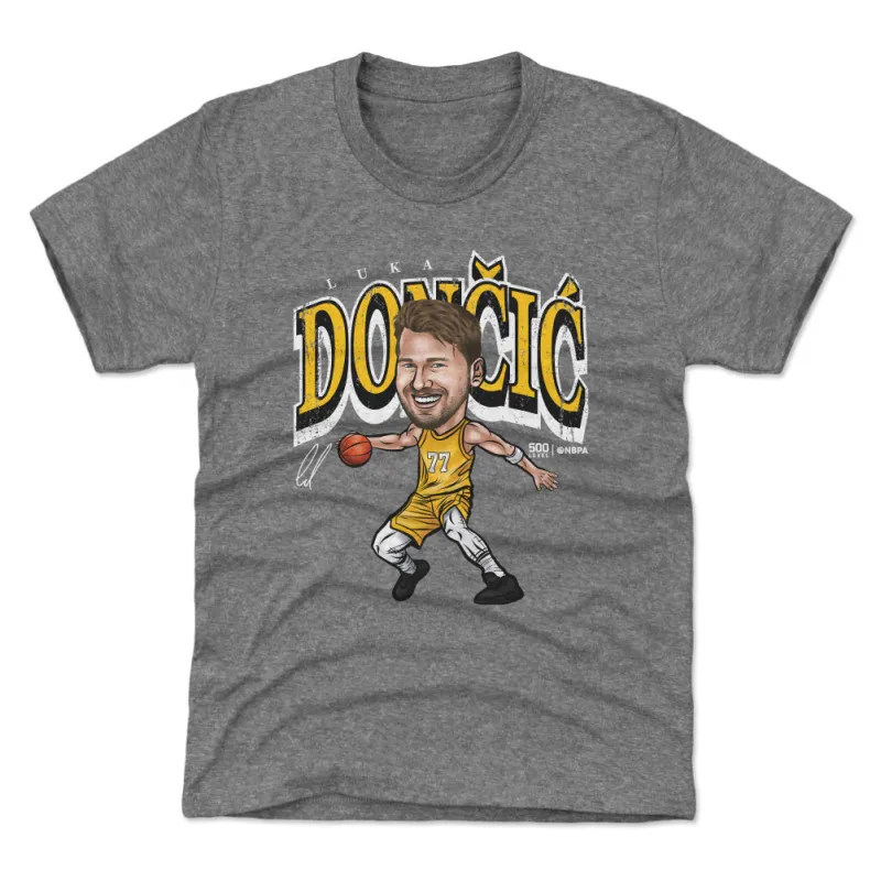 Luka Doncic Los Angeles L Cartoon WHT sold by 500 Level