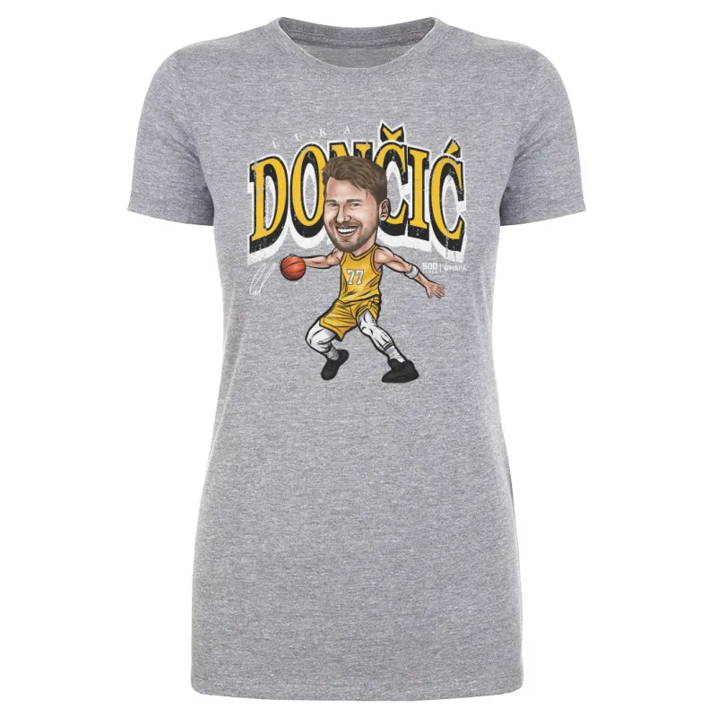 Luka Doncic Los Angeles L Cartoon WHT sold by 500 Level