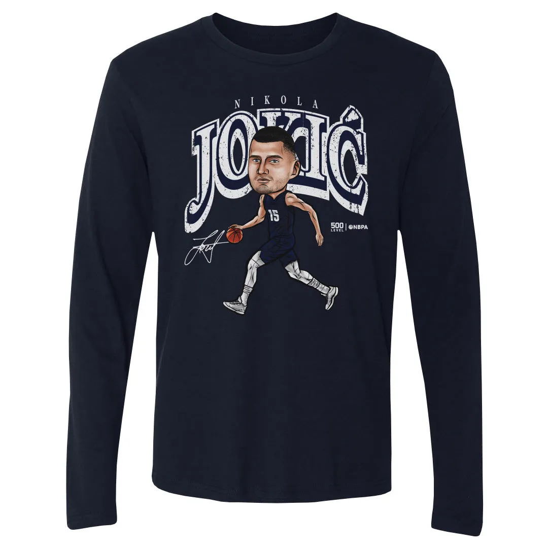 Nikola Jokic Denver Cartoon WHT sold by 500 Level