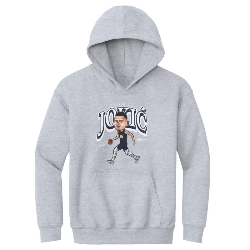 Nikola Jokic Denver Cartoon WHT sold by 500 Level