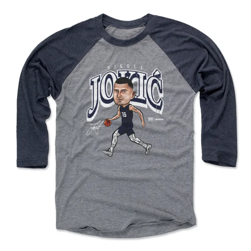 Nikola Jokic Denver Cartoon WHT sold by 500 Level