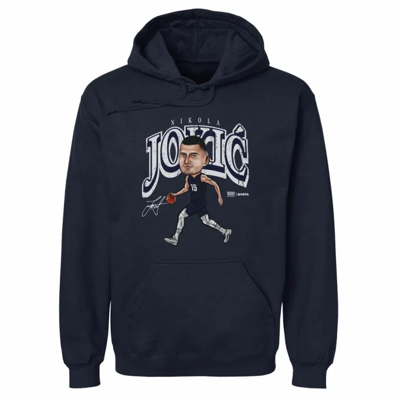 Nikola Jokic Denver Cartoon WHT sold by 500 Level