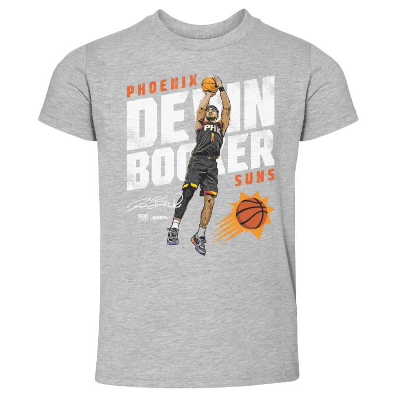 Devin Booker Phoenix Suns Slant WHT sold by 500 Level