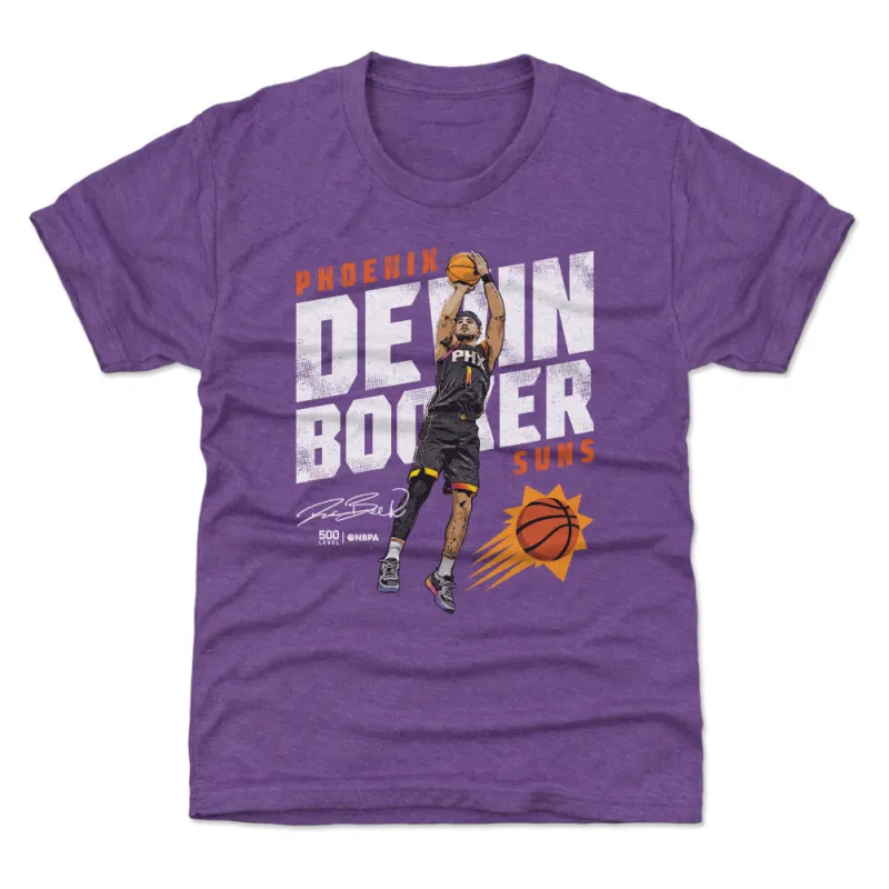 Devin Booker Phoenix Suns Slant WHT sold by 500 Level