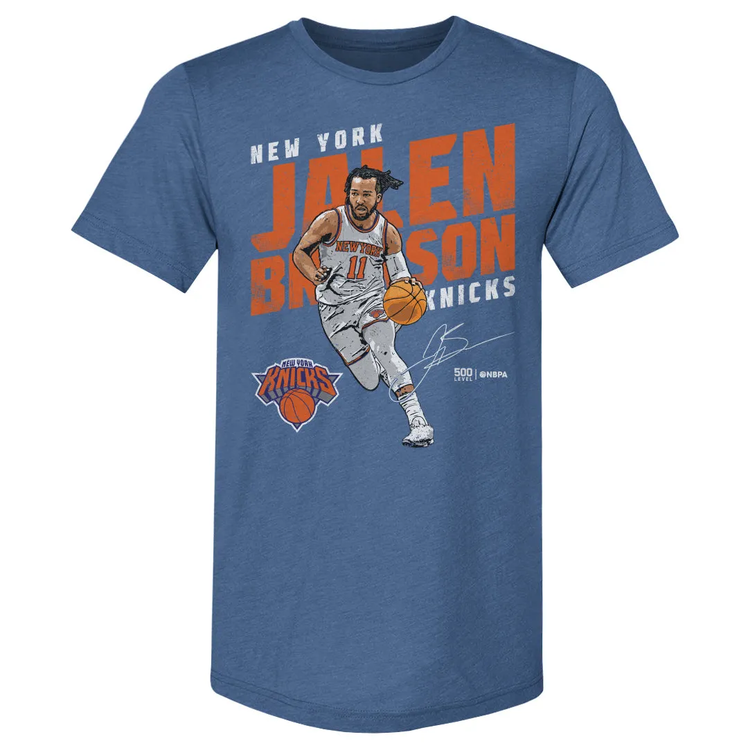 Jalen Brunson New York Knicks Slant WHT sold by 500 Level product image thumbnail 2