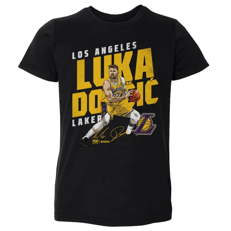 Luka Doncic Los Angeles Lakers Slant WHT sold by 500 Level