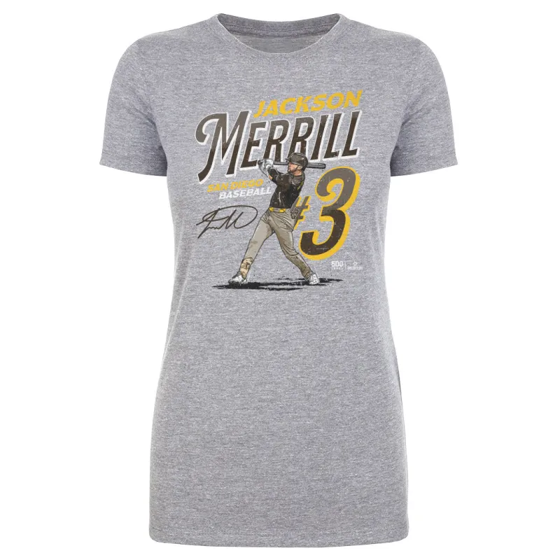 Jackson Merrill San Diego Player Name WHT sold by 500 Level