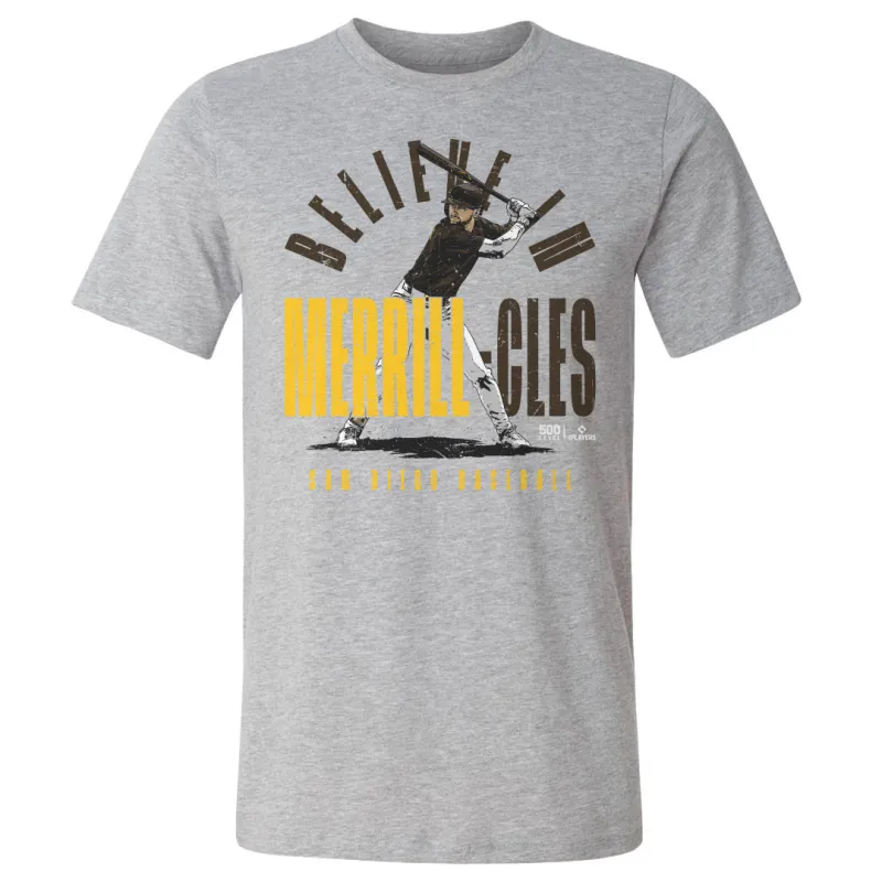 Jackson Merrill San Diego Believe In Merrill-cles WHT sold by 500 Level