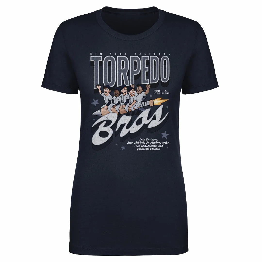 Giancarlo Stanton New York Y Torpedo Bros Cartoon WHT sold by 500 Level