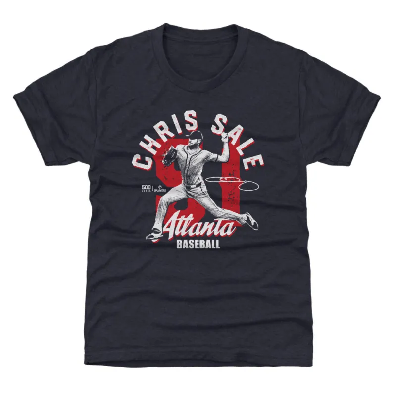 Chris Sale Atlanta Screen WHT sold by 500 Level