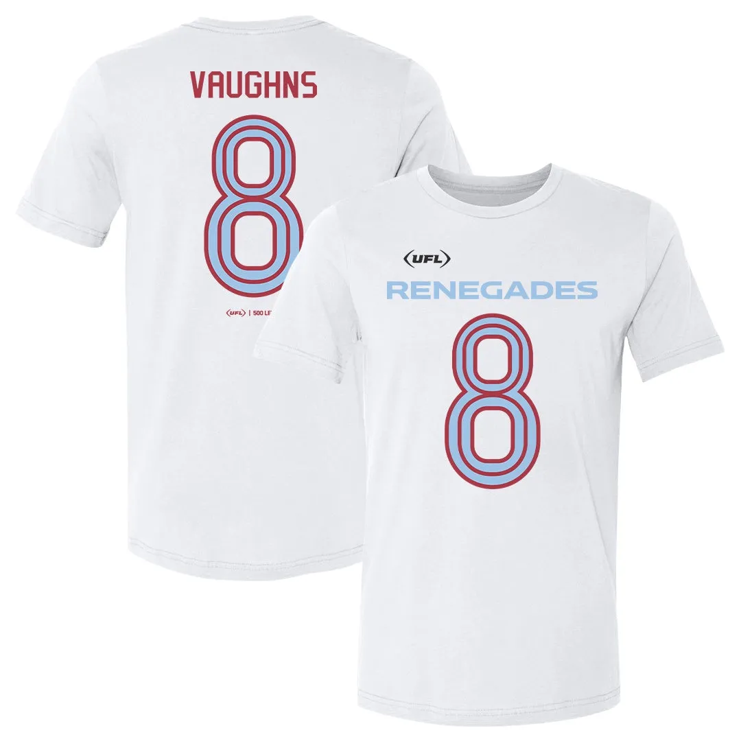 Tyler Vaughns Arlington Renegades Name & Number F&B sold by 500 Level