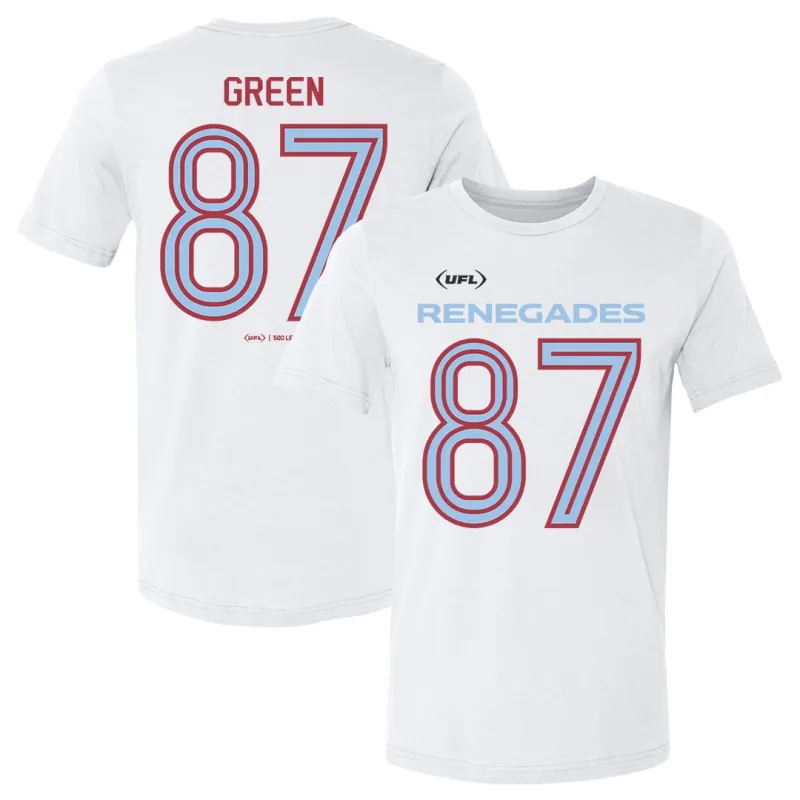 Seth Green Arlington Renegades Name & Number F&B sold by 500 Level