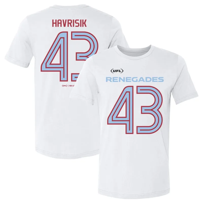 Lucas Havrisik Arlington Renegades Name & Number F&B sold by 500 Level